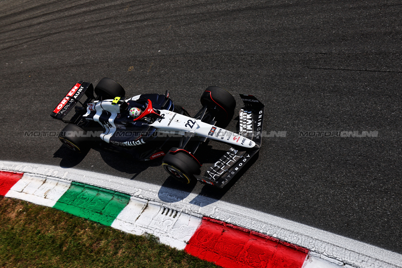 GP ITALIA, Yuki Tsunoda (JPN) AlphaTauri AT04.

02.09.2023. Formula 1 World Championship, Rd 15, Italian Grand Prix, Monza, Italy, Qualifiche Day.

 - www.xpbimages.com, EMail: requests@xpbimages.com © Copyright: Coates / XPB Images