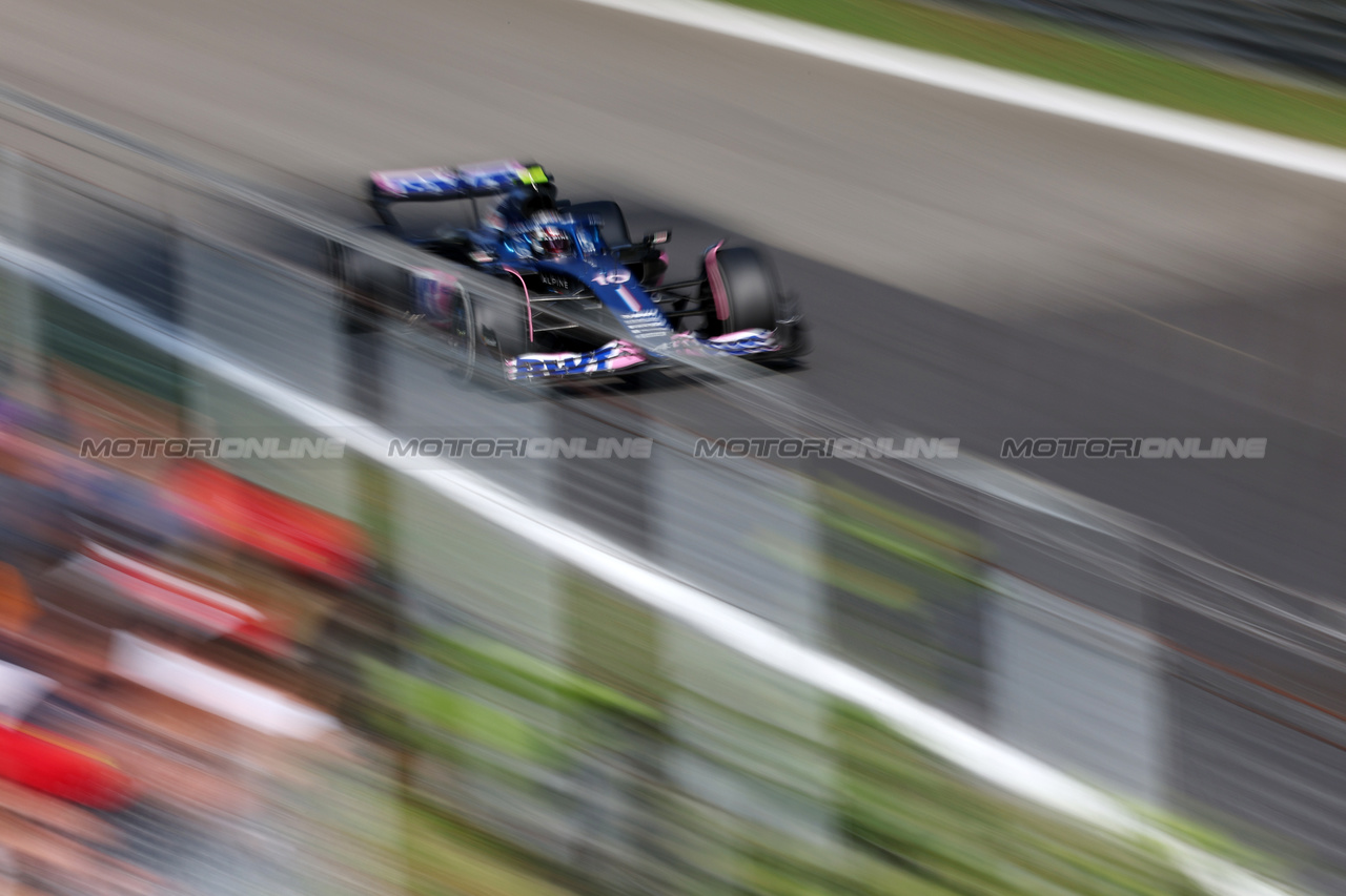 GP ITALIA, Pierre Gasly (FRA) Alpine F1 Team A523.

02.09.2023. Formula 1 World Championship, Rd 15, Italian Grand Prix, Monza, Italy, Qualifiche Day.

 - www.xpbimages.com, EMail: requests@xpbimages.com © Copyright: Staley / XPB Images