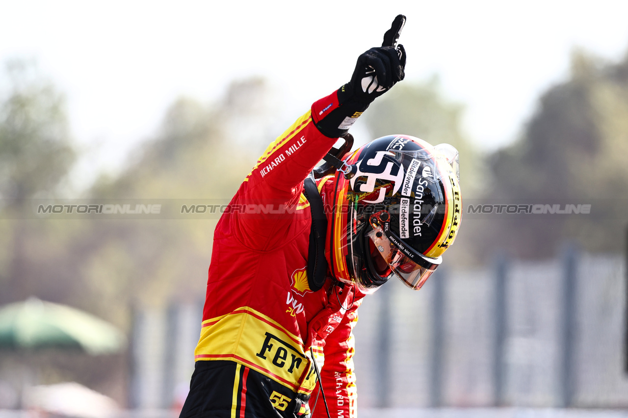GP ITALIA, Carlos Sainz Jr (ESP), Ferrari 
02.09.2023. Formula 1 World Championship, Rd 15, Italian Grand Prix, Monza, Italy, Qualifiche Day.
- www.xpbimages.com, EMail: requests@xpbimages.com © Copyright: Charniaux / XPB Images