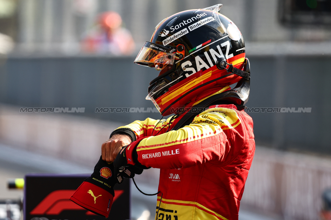GP ITALIA, Carlos Sainz Jr (ESP), Ferrari 
02.09.2023. Formula 1 World Championship, Rd 15, Italian Grand Prix, Monza, Italy, Qualifiche Day.
- www.xpbimages.com, EMail: requests@xpbimages.com © Copyright: Charniaux / XPB Images