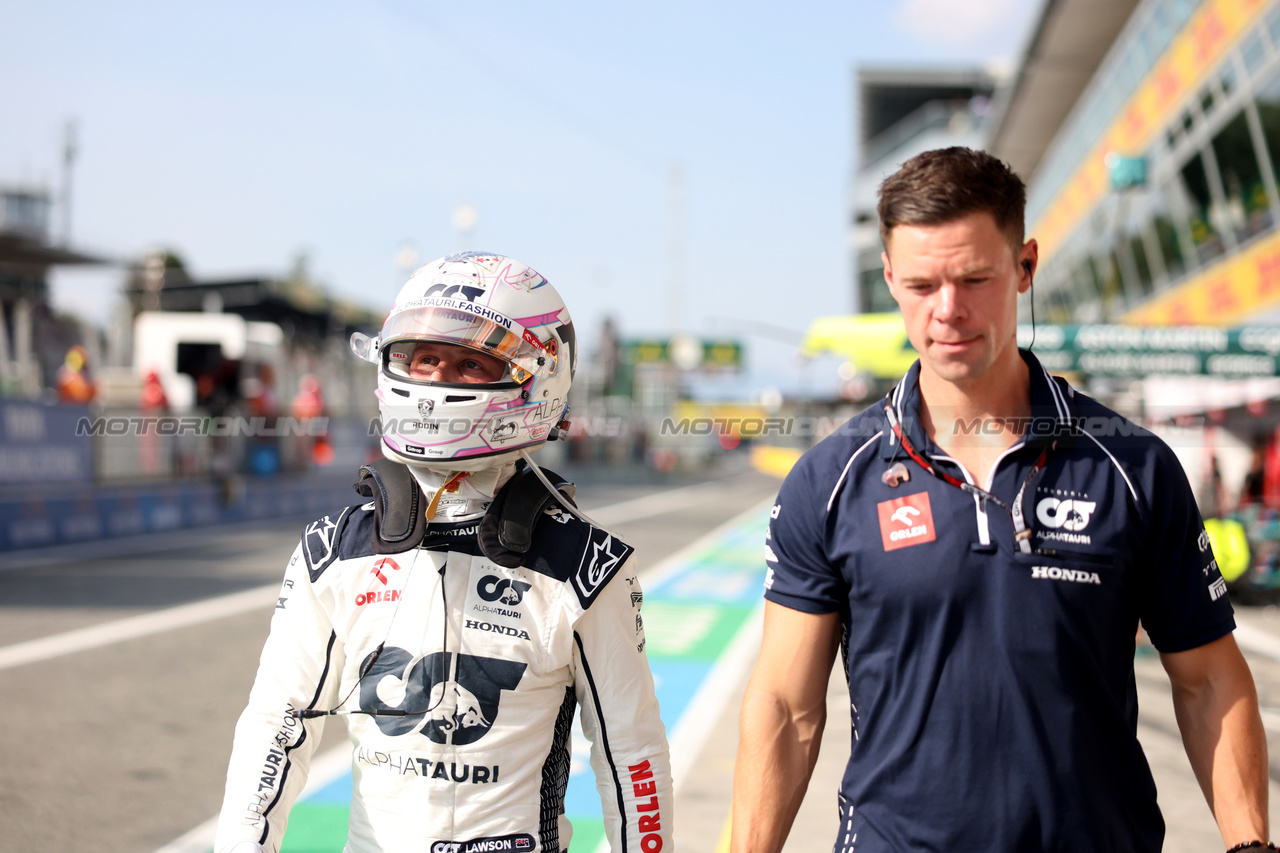 GP ITALIA, Liam Lawson (NZL) AlphaTauri.

02.09.2023. Formula 1 World Championship, Rd 15, Italian Grand Prix, Monza, Italy, Qualifiche Day.

- www.xpbimages.com, EMail: requests@xpbimages.com © Copyright: Bearne / XPB Images
