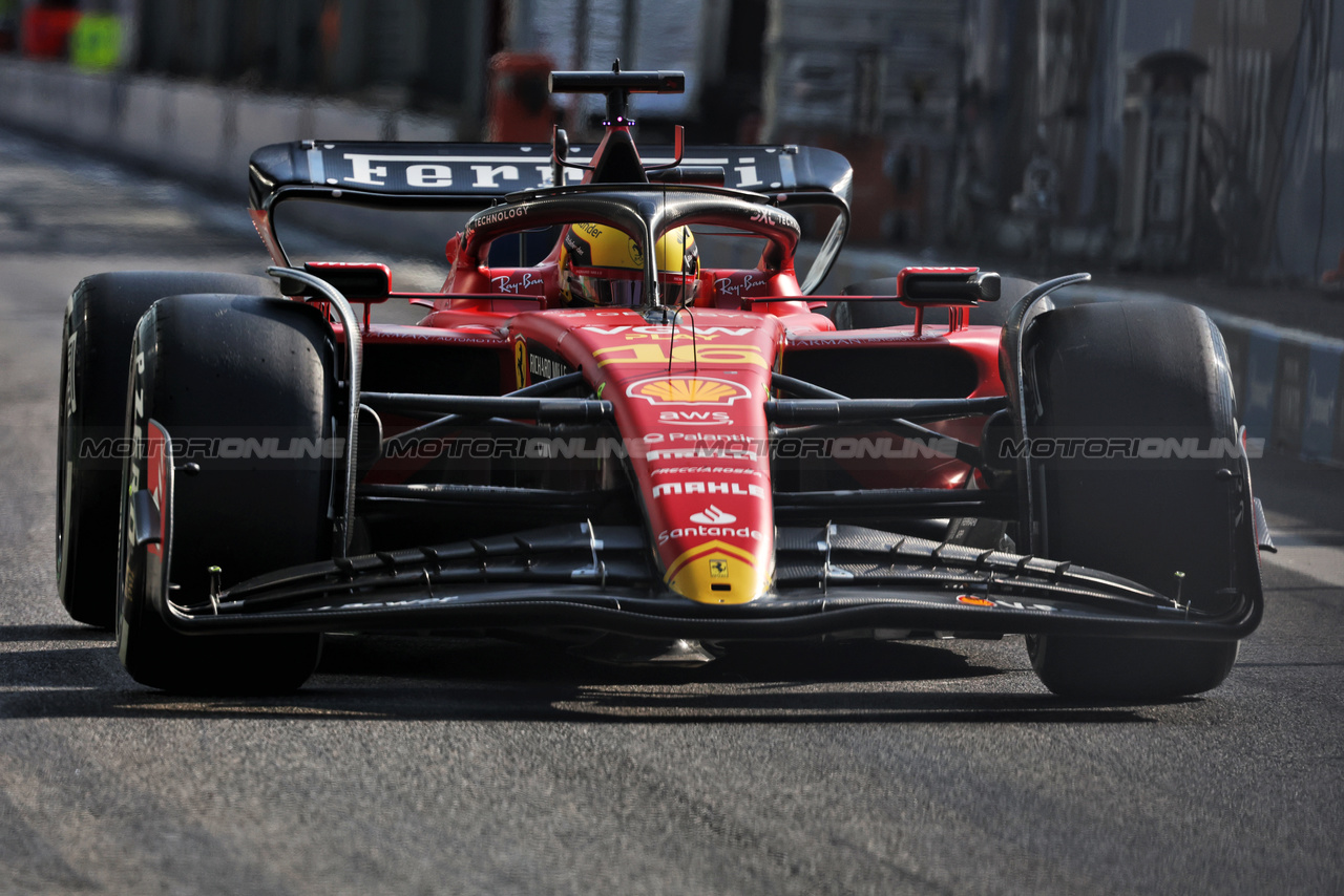 GP ITALIA, Charles Leclerc (MON) Ferrari SF-23 leaves the pits.

02.09.2023. Formula 1 World Championship, Rd 15, Italian Grand Prix, Monza, Italy, Qualifiche Day.

- www.xpbimages.com, EMail: requests@xpbimages.com © Copyright: Bearne / XPB Images
