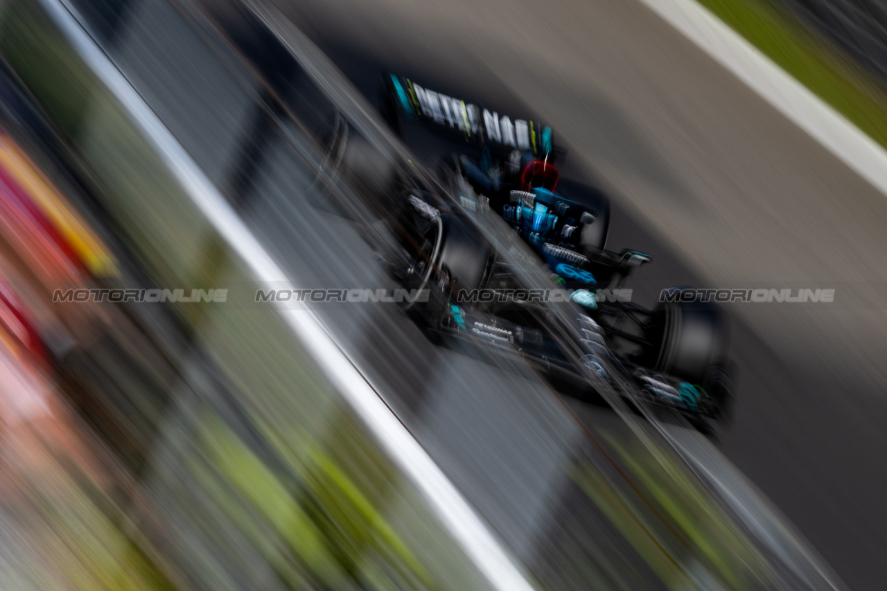 GP ITALIA, George Russell (GBR) Mercedes AMG F1 W14.

02.09.2023. Formula 1 World Championship, Rd 15, Italian Grand Prix, Monza, Italy, Qualifiche Day.

 - www.xpbimages.com, EMail: requests@xpbimages.com © Copyright: Staley / XPB Images