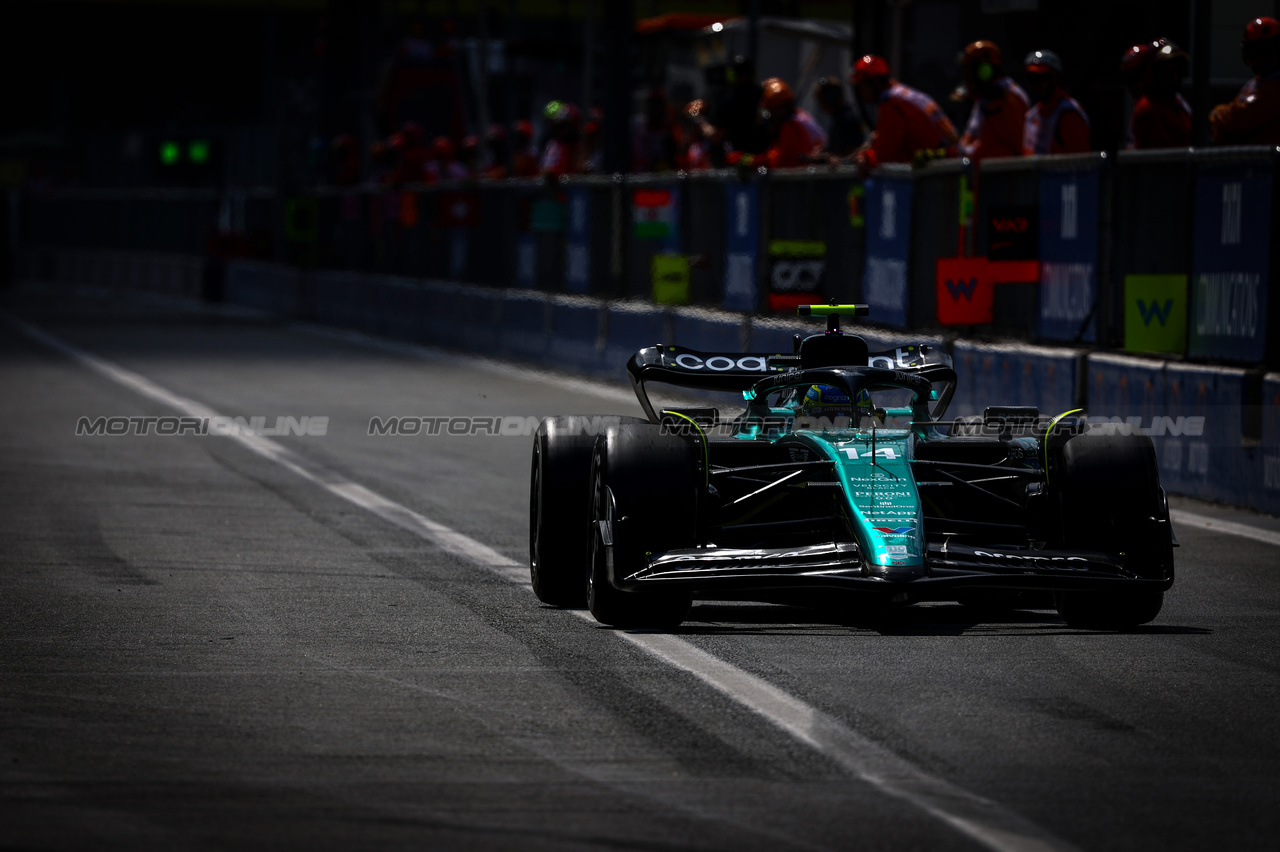 GP ITALIA, Fernando Alonso (ESP), Aston Martin Racing 
02.09.2023. Formula 1 World Championship, Rd 15, Italian Grand Prix, Monza, Italy, Qualifiche Day.
- www.xpbimages.com, EMail: requests@xpbimages.com © Copyright: Charniaux / XPB Images