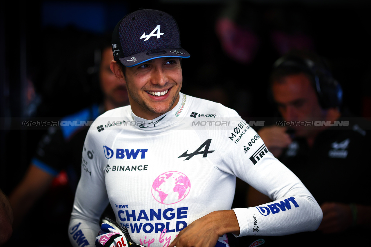 GP ITALIA, Esteban Ocon (FRA), Alpine F1 Team 
02.09.2023. Formula 1 World Championship, Rd 15, Italian Grand Prix, Monza, Italy, Qualifiche Day.
- www.xpbimages.com, EMail: requests@xpbimages.com © Copyright: Charniaux / XPB Images