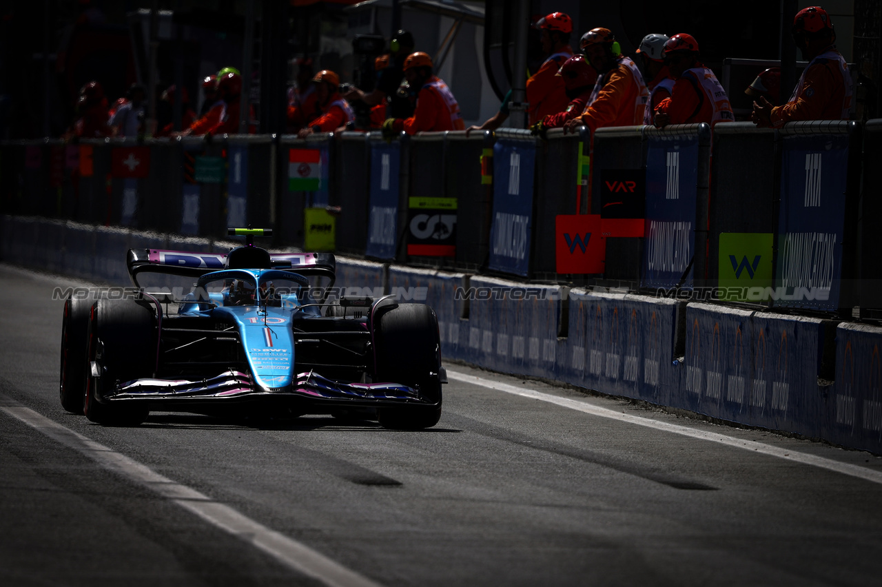 GP ITALIA, Pierre Gasly (FRA), Alpine F1 Team 
02.09.2023. Formula 1 World Championship, Rd 15, Italian Grand Prix, Monza, Italy, Qualifiche Day.
- www.xpbimages.com, EMail: requests@xpbimages.com © Copyright: Charniaux / XPB Images