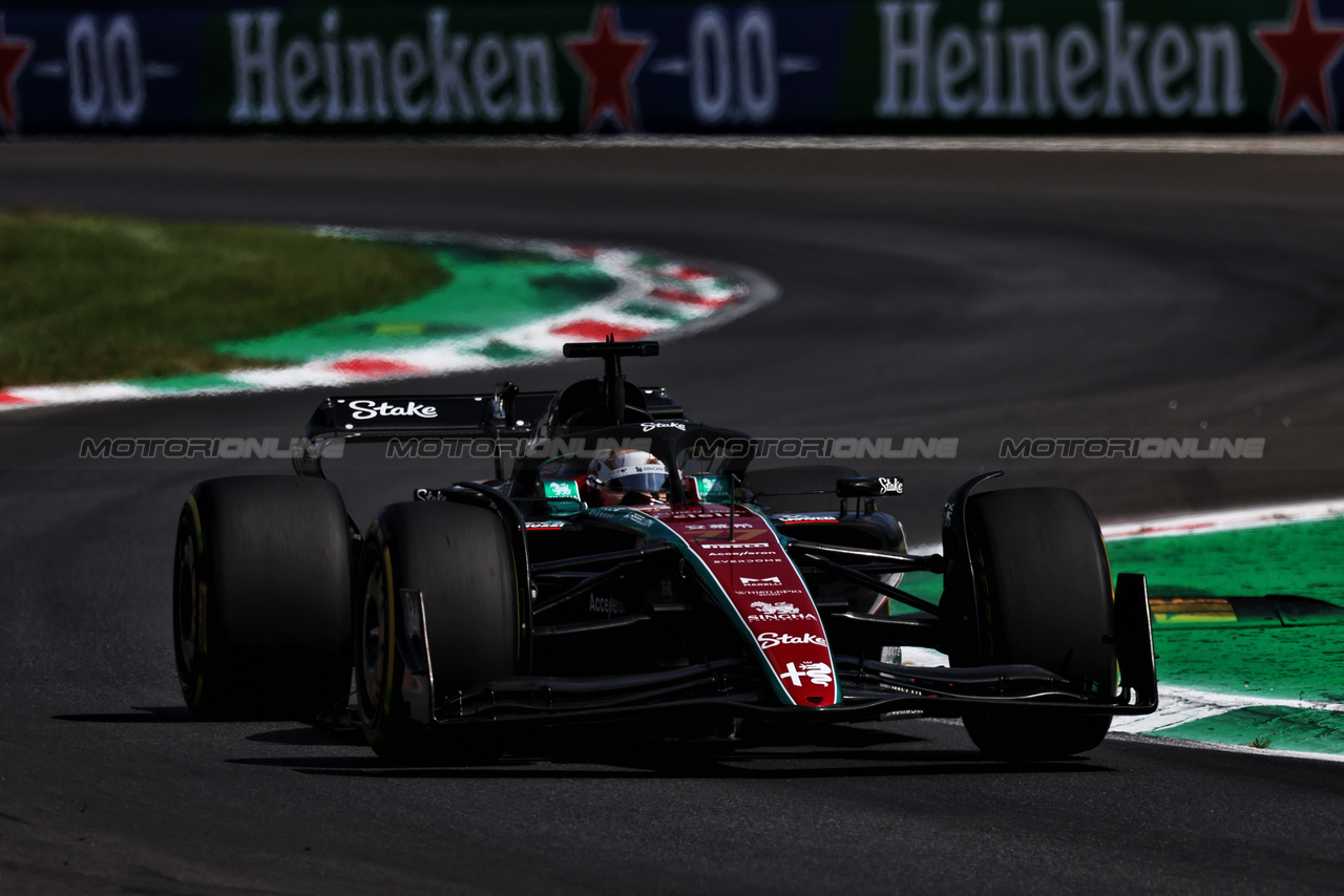 GP ITALIA, Valtteri Bottas (FIN) Alfa Romeo F1 Team C43.

02.09.2023. Formula 1 World Championship, Rd 15, Italian Grand Prix, Monza, Italy, Qualifiche Day.

- www.xpbimages.com, EMail: requests@xpbimages.com © Copyright: Moy / XPB Images