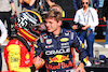 GP ITALIA, Carlos Sainz Jr (ESP) Ferrari celebrates his pole position in qualifying parc ferme with Max Verstappen (NLD) Red Bull Racing.
02.09.2023. Formula 1 World Championship, Rd 15, Italian Grand Prix, Monza, Italy, Qualifiche Day.
- www.xpbimages.com, EMail: requests@xpbimages.com © Copyright: Batchelor / XPB Images