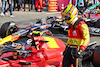 GP ITALIA, Charles Leclerc (MON) Ferrari e pole sitter Carlos Sainz Jr (ESP) Ferrari SF-23 in qualifying parc ferme.
02.09.2023. Formula 1 World Championship, Rd 15, Italian Grand Prix, Monza, Italy, Qualifiche Day.
- www.xpbimages.com, EMail: requests@xpbimages.com © Copyright: Batchelor / XPB Images