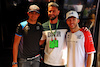 GP ITALIA, (L to R): Esteban Ocon (FRA) Alpine F1 Team with Olivier Giroud (FRA) Football Player e Pierre Gasly (FRA) Alpine F1 Team. 
02.09.2023. Formula 1 World Championship, Rd 15, Italian Grand Prix, Monza, Italy, Qualifiche Day.
- www.xpbimages.com, EMail: requests@xpbimages.com © Copyright: Batchelor / XPB Images
