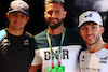 GP ITALIA, (L to R): Esteban Ocon (FRA) Alpine F1 Team with Olivier Giroud (FRA) Football Player e Pierre Gasly (FRA) Alpine F1 Team. 
02.09.2023. Formula 1 World Championship, Rd 15, Italian Grand Prix, Monza, Italy, Qualifiche Day.
- www.xpbimages.com, EMail: requests@xpbimages.com © Copyright: Batchelor / XPB Images