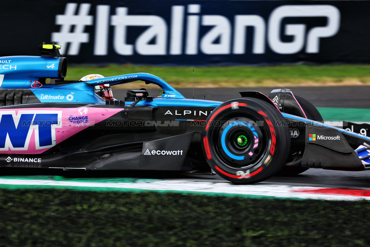GP ITALIA, Pierre Gasly (FRA) Alpine F1 Team A523.

01.09.2023. Formula 1 World Championship, Rd 15, Italian Grand Prix, Monza, Italy, Practice Day.

 - www.xpbimages.com, EMail: requests@xpbimages.com © Copyright: Coates / XPB Images