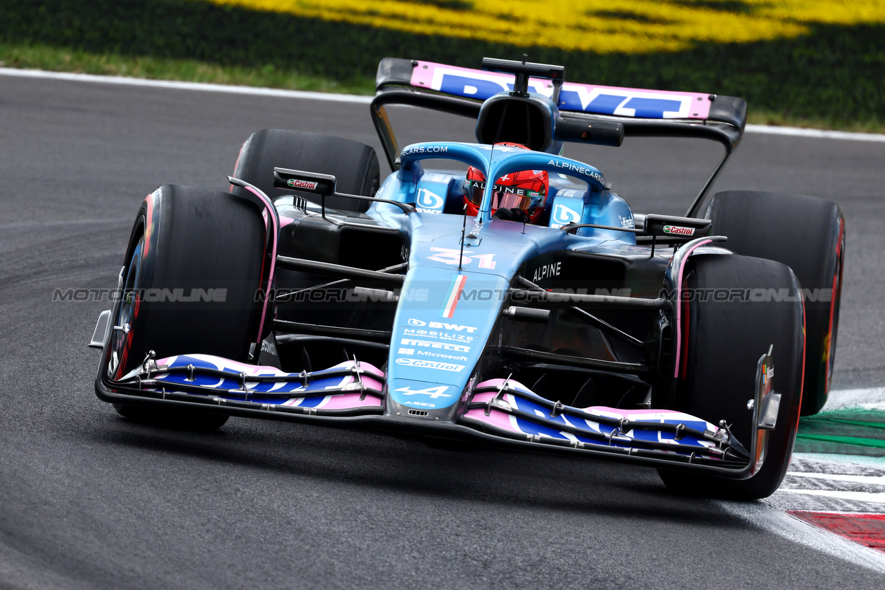 GP ITALIA, Esteban Ocon (FRA) Alpine F1 Team A523.

01.09.2023. Formula 1 World Championship, Rd 15, Italian Grand Prix, Monza, Italy, Practice Day.

 - www.xpbimages.com, EMail: requests@xpbimages.com © Copyright: Coates / XPB Images