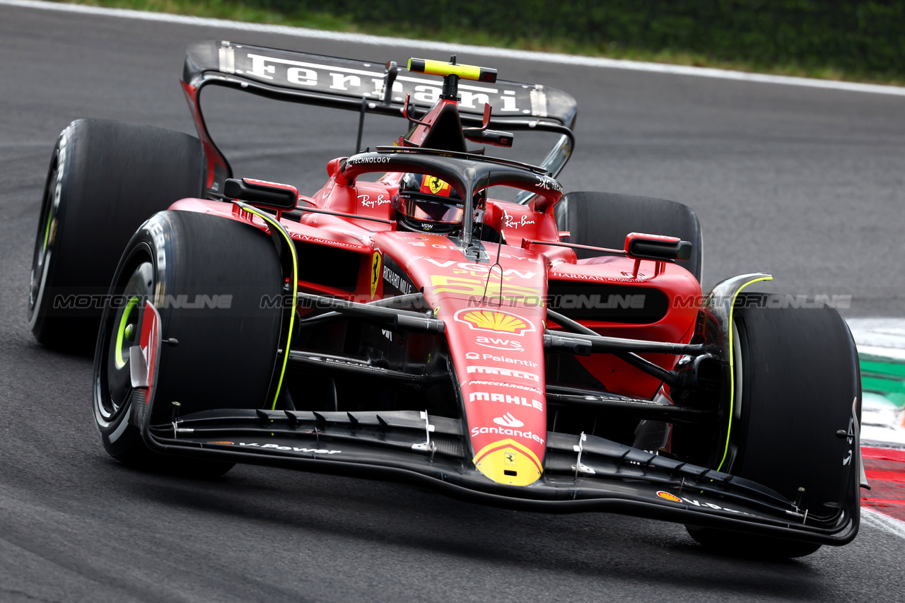 GP ITALIA, Carlos Sainz Jr (ESP) Ferrari SF-23.

01.09.2023. Formula 1 World Championship, Rd 15, Italian Grand Prix, Monza, Italy, Practice Day.

 - www.xpbimages.com, EMail: requests@xpbimages.com © Copyright: Coates / XPB Images