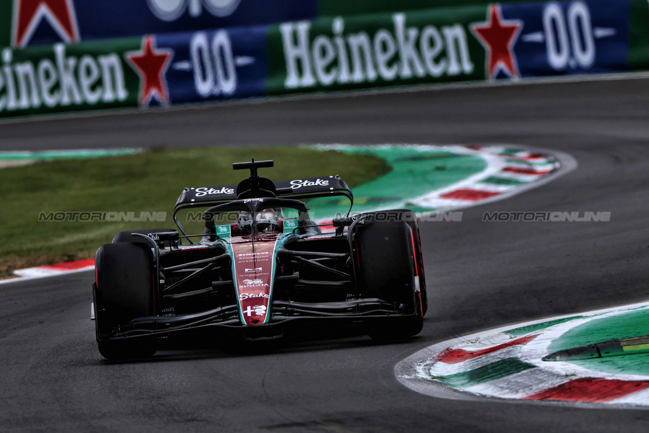 GP ITALIA, Valtteri Bottas (FIN) Alfa Romeo F1 Team C43.

01.09.2023. Formula 1 World Championship, Rd 15, Italian Grand Prix, Monza, Italy, Practice Day.

 - www.xpbimages.com, EMail: requests@xpbimages.com © Copyright: Staley / XPB Images