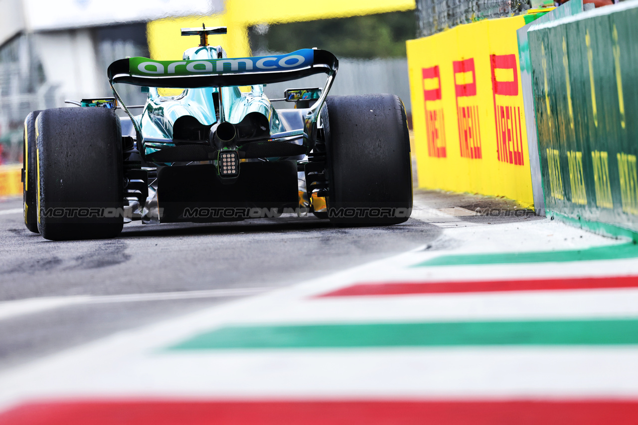 GP ITALIA, Felipe Drugovich (BRA) Aston Martin F1 Team AMR23, Reserve e Development Programme Driver.

01.09.2023. Formula 1 World Championship, Rd 15, Italian Grand Prix, Monza, Italy, Practice Day.

- www.xpbimages.com, EMail: requests@xpbimages.com © Copyright: Bearne / XPB Images
