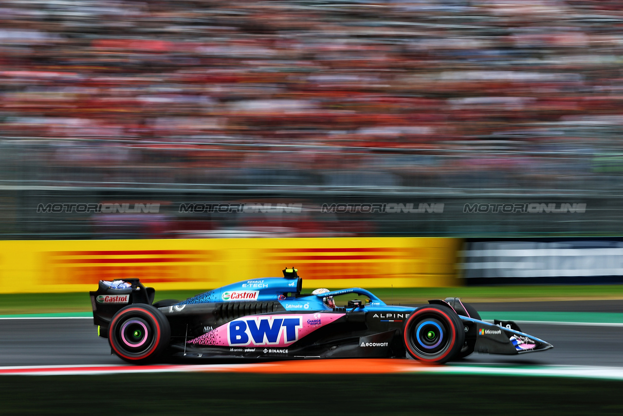 GP ITALIA, Pierre Gasly (FRA) Alpine F1 Team A523.

01.09.2023. Formula 1 World Championship, Rd 15, Italian Grand Prix, Monza, Italy, Practice Day.

 - www.xpbimages.com, EMail: requests@xpbimages.com © Copyright: Coates / XPB Images