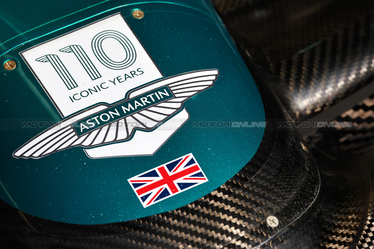 GP ITALIA, Aston Martin F1 Team AMR23 nosecone.

01.09.2023. Formula 1 World Championship, Rd 15, Italian Grand Prix, Monza, Italy, Practice Day.

- www.xpbimages.com, EMail: requests@xpbimages.com © Copyright: Batchelor / XPB Images