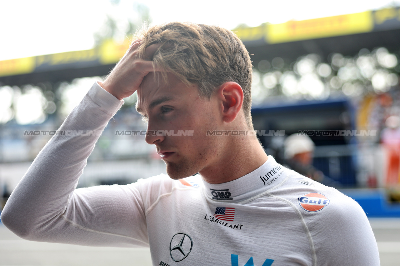 GP ITALIA, Logan Sargeant (USA) Williams Racing.

01.09.2023. Formula 1 World Championship, Rd 15, Italian Grand Prix, Monza, Italy, Practice Day.

- www.xpbimages.com, EMail: requests@xpbimages.com © Copyright: Bearne / XPB Images