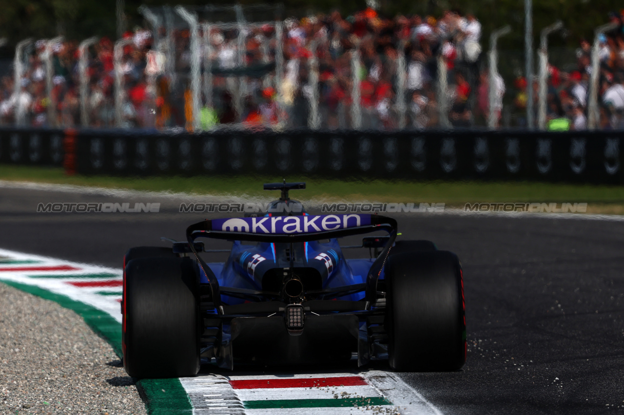 GP ITALIA, Alex Albon (THA), Williams F1 Team 
01.09.2023. Formula 1 World Championship, Rd 15, Italian Grand Prix, Monza, Italy, Practice Day.
- www.xpbimages.com, EMail: requests@xpbimages.com © Copyright: Charniaux / XPB Images