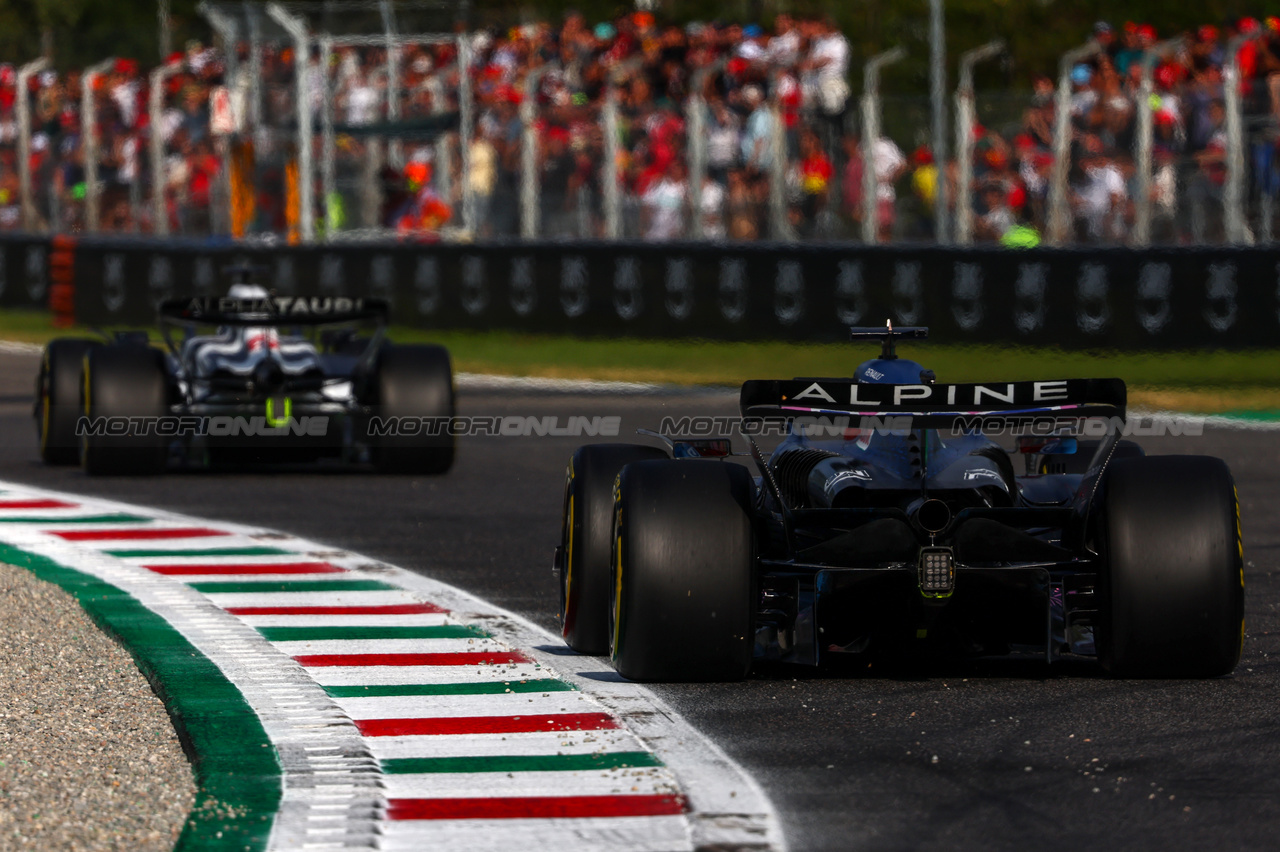 GP ITALIA, Esteban Ocon (FRA), Alpine F1 Team 
01.09.2023. Formula 1 World Championship, Rd 15, Italian Grand Prix, Monza, Italy, Practice Day.
- www.xpbimages.com, EMail: requests@xpbimages.com © Copyright: Charniaux / XPB Images