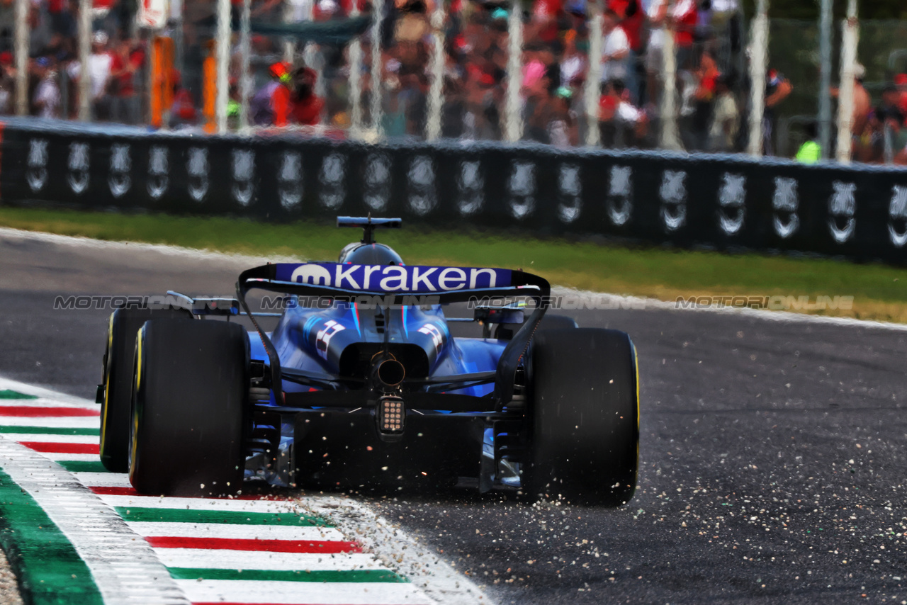 GP ITALIA, Alexander Albon (THA) Williams Racing FW45.

01.09.2023. Formula 1 World Championship, Rd 15, Italian Grand Prix, Monza, Italy, Practice Day.

 - www.xpbimages.com, EMail: requests@xpbimages.com © Copyright: Coates / XPB Images