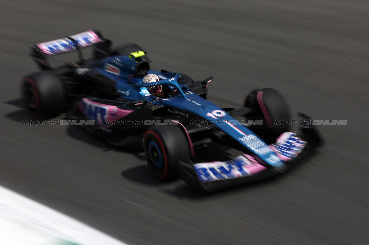 GP ITALIA, Pierre Gasly (FRA) Alpine F1 Team A523.

01.09.2023. Formula 1 World Championship, Rd 15, Italian Grand Prix, Monza, Italy, Practice Day.

- www.xpbimages.com, EMail: requests@xpbimages.com © Copyright: Moy / XPB Images