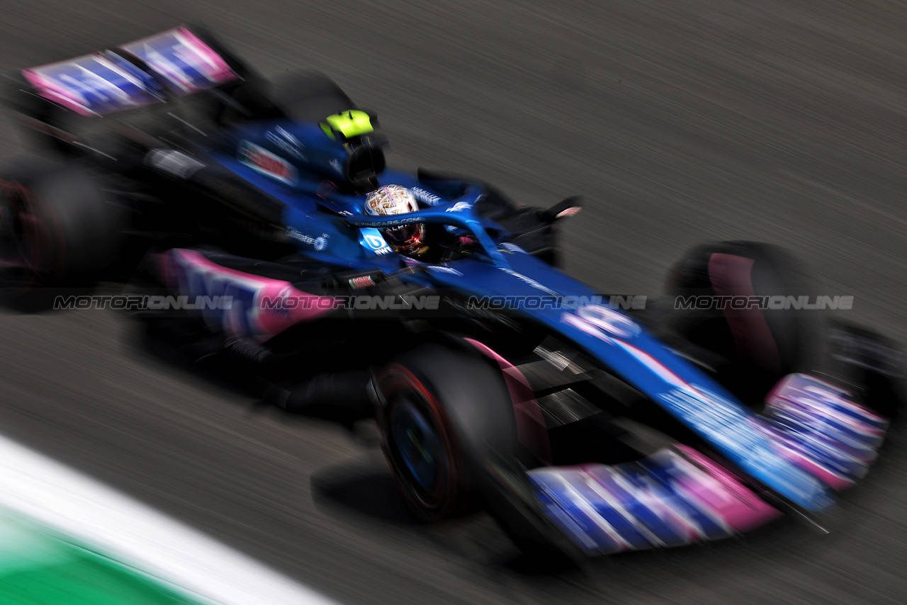 GP ITALIA, Pierre Gasly (FRA) Alpine F1 Team A523.

01.09.2023. Formula 1 World Championship, Rd 15, Italian Grand Prix, Monza, Italy, Practice Day.

- www.xpbimages.com, EMail: requests@xpbimages.com © Copyright: Moy / XPB Images
