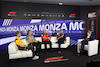 GP ITALIA, (L to R): Andrea Stella (ITA) McLaren Team Principal; Mario Isola (ITA) Pirelli Racing Manager; Frederic Vasseur (FRA) Ferrari Team Principal; e Christian Horner (GBR) Red Bull Racing Team Principal, in the FIA Press Conference.
01.09.2023. Formula 1 World Championship, Rd 15, Italian Grand Prix, Monza, Italy, Practice Day.
 - www.xpbimages.com, EMail: requests@xpbimages.com © Copyright: Staley / XPB Images