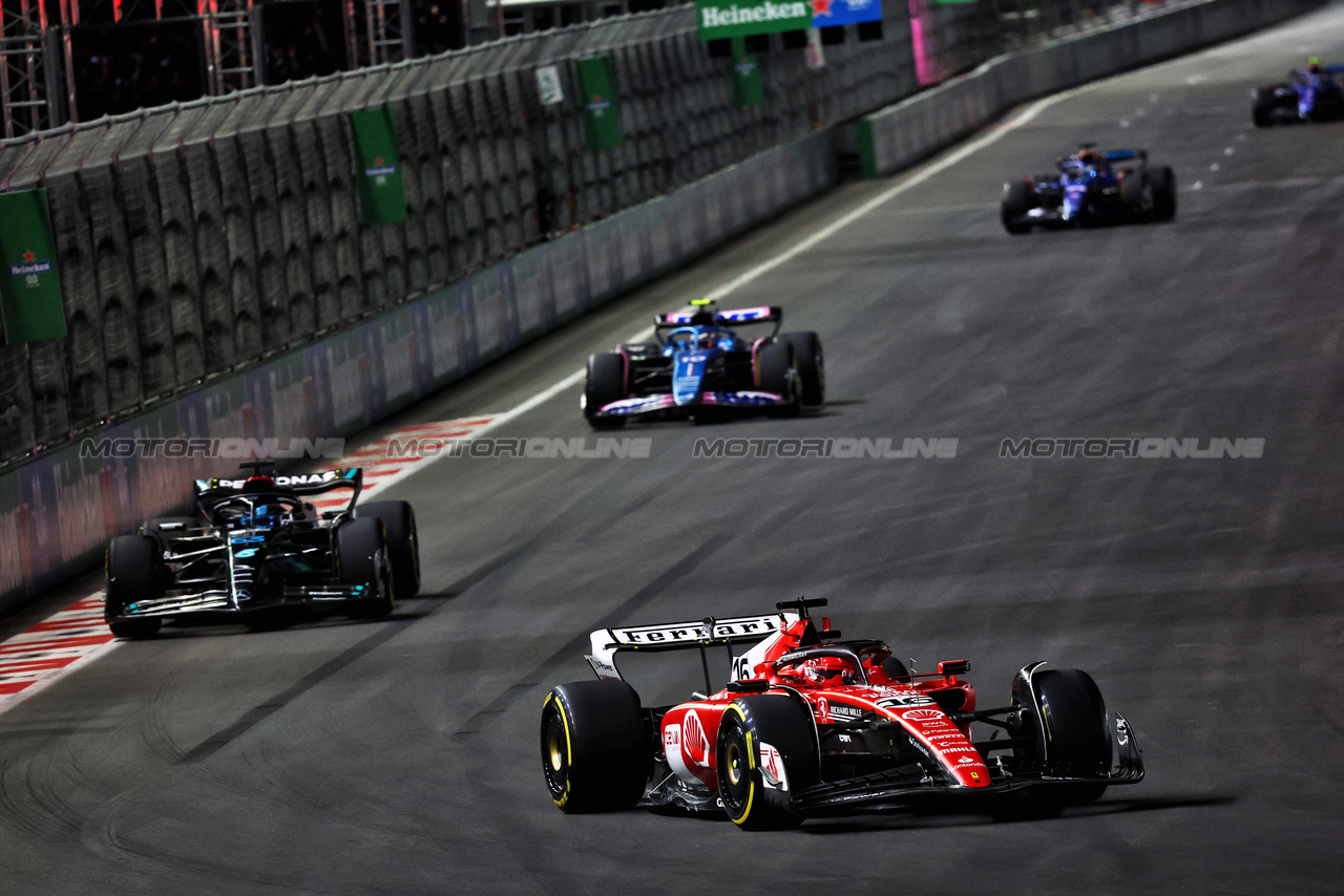 GP LAS VEGAS, Charles Leclerc (MON) Ferrari SF-23.

18.11.2023. Formula 1 World Championship, Rd 22, Las Vegas Grand Prix, Las Vegas, Nevada, USA, Gara Day.

- www.xpbimages.com, EMail: requests@xpbimages.com © Copyright: Batchelor / XPB Images