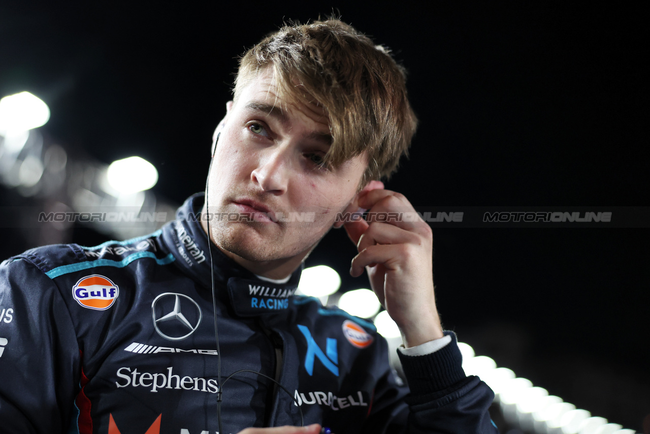 GP LAS VEGAS, Logan Sargeant (USA) Williams Racing on the grid.

18.11.2023. Formula 1 World Championship, Rd 22, Las Vegas Grand Prix, Las Vegas, Nevada, USA, Gara Day.

- www.xpbimages.com, EMail: requests@xpbimages.com © Copyright: Bearne / XPB Images