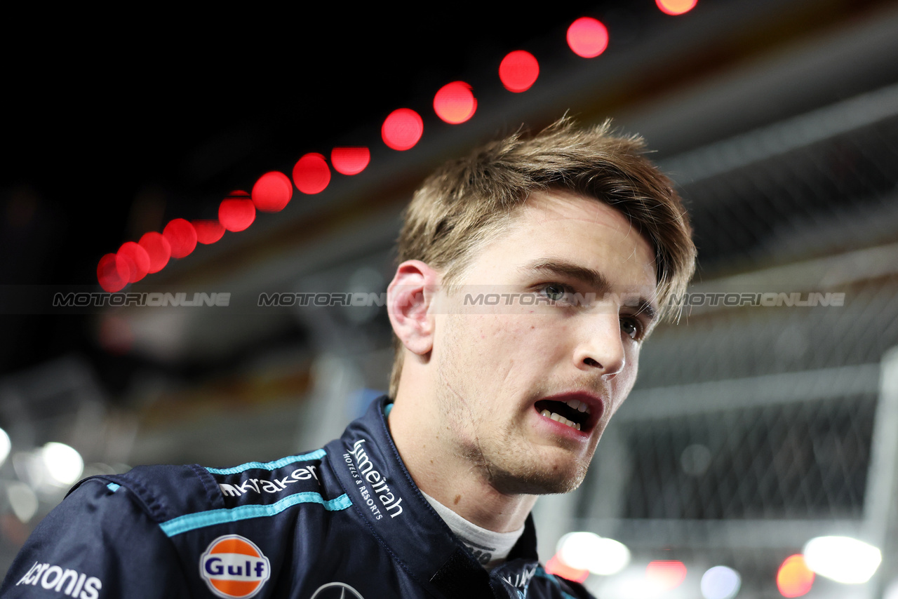 GP LAS VEGAS, Logan Sargeant (USA) Williams Racing on the grid.

18.11.2023. Formula 1 World Championship, Rd 22, Las Vegas Grand Prix, Las Vegas, Nevada, USA, Gara Day.

- www.xpbimages.com, EMail: requests@xpbimages.com © Copyright: Bearne / XPB Images