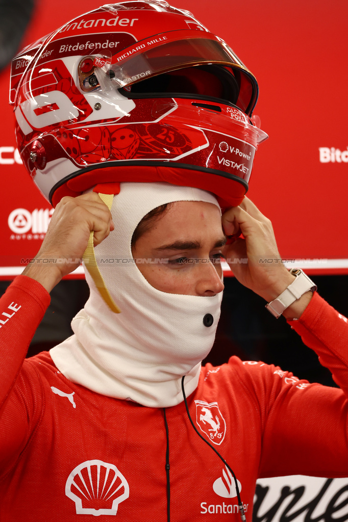 GP LAS VEGAS, Charles Leclerc (MON) Ferrari.

16.11.2023. Formula 1 World Championship, Rd 22, Las Vegas Grand Prix, Las Vegas, Nevada, USA, Practice Day.

 - www.xpbimages.com, EMail: requests@xpbimages.com © Copyright: Coates / XPB Images