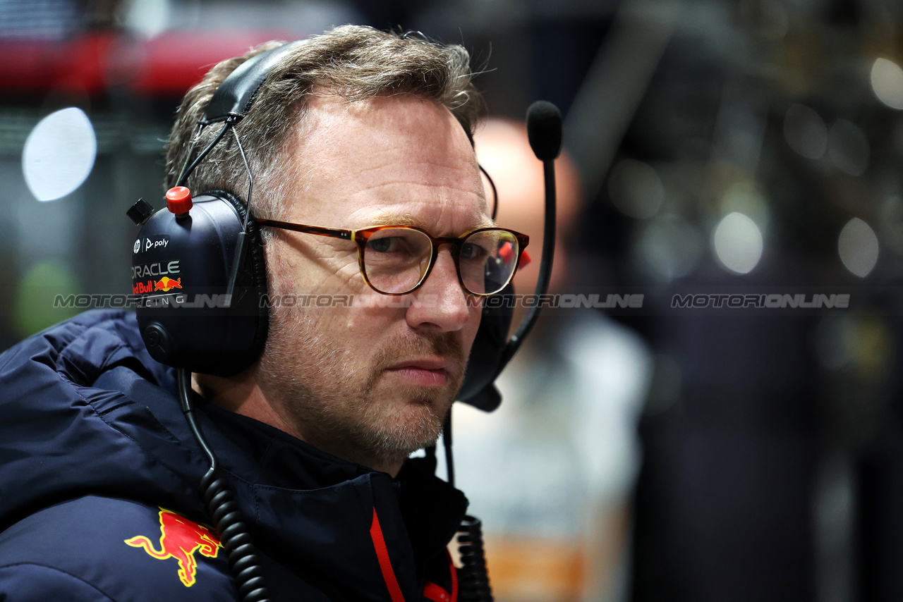 GP LAS VEGAS, Christian Horner (GBR) Red Bull Racing Team Principal.

16.11.2023. Formula 1 World Championship, Rd 22, Las Vegas Grand Prix, Las Vegas, Nevada, USA, Practice Day.

 - www.xpbimages.com, EMail: requests@xpbimages.com © Copyright: Staley / XPB Images