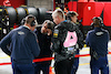 GP LAS VEGAS, Rob Cherry (GBR) Alpine F1 Team Gara Team Manager with Jo Bauer (GER) FIA Delegate.
16.11.2023. Formula 1 World Championship, Rd 22, Las Vegas Grand Prix, Las Vegas, Nevada, USA, Practice Day.
 - www.xpbimages.com, EMail: requests@xpbimages.com © Copyright: Coates / XPB Images