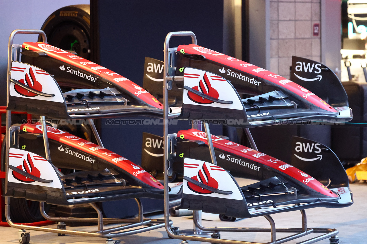 GP LAS VEGAS, Ferrari SF-23 front wings.

15.11.2023. Formula 1 World Championship, Rd 22, Las Vegas Grand Prix, Las Vegas, Nevada, USA, Preparation Day.

- www.xpbimages.com, EMail: requests@xpbimages.com © Copyright: Batchelor / XPB Images