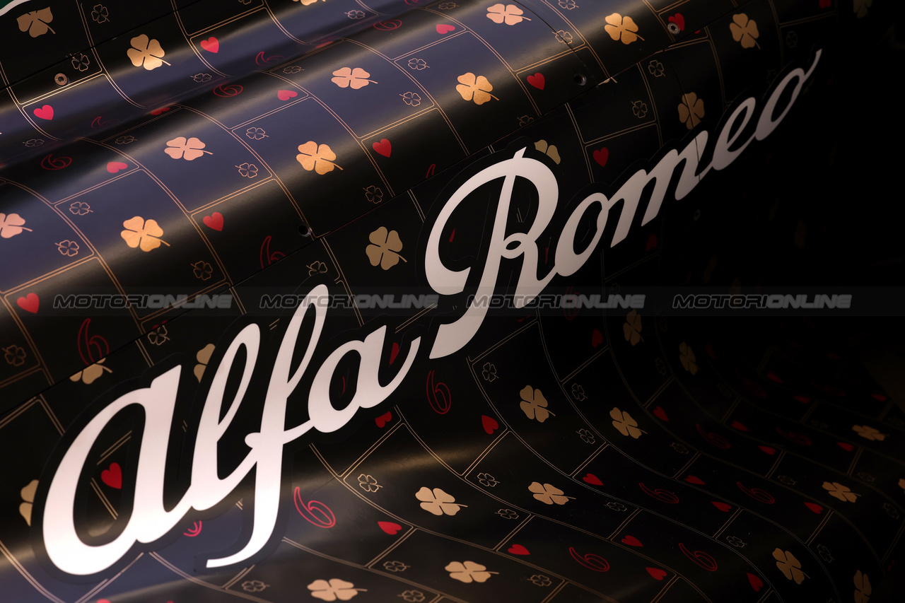 GP LAS VEGAS, Alfa Romeo F1 Team C43.

15.11.2023. Formula 1 World Championship, Rd 22, Las Vegas Grand Prix, Las Vegas, Nevada, USA, Preparation Day.

 - www.xpbimages.com, EMail: requests@xpbimages.com © Copyright: Staley / XPB Images