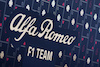 GP LAS VEGAS, Paddock Atmosfera - Alfa Romeo F1 Team logo.
15.11.2023. Formula 1 World Championship, Rd 22, Las Vegas Grand Prix, Las Vegas, Nevada, USA, Preparation Day.
- www.xpbimages.com, EMail: requests@xpbimages.com © Copyright: Moy / XPB Images