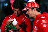 GP LAS VEGAS, (L to R): Carlos Sainz Jr (ESP) Ferrari e Charles Leclerc (MON) Ferrari.
15.11.2023. Formula 1 World Championship, Rd 22, Las Vegas Grand Prix, Las Vegas, Nevada, USA, Preparation Day.
 - www.xpbimages.com, EMail: requests@xpbimages.com © Copyright: Coates / XPB Images