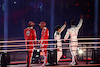 GP LAS VEGAS, (L to R): Carlos Sainz Jr (ESP) Ferrari; Charles Leclerc (MON) Ferrari; Yuki Tsunoda (JPN) AlphaTauri; e Daniel Ricciardo (AUS) AlphaTauri - Opening Ceremony.
15.11.2023. Formula 1 World Championship, Rd 22, Las Vegas Grand Prix, Las Vegas, Nevada, USA, Preparation Day.
- www.xpbimages.com, EMail: requests@xpbimages.com © Copyright: Batchelor / XPB Images