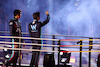 GP LAS VEGAS, (L to R): Alexander Albon (THA) Williams Racing e Logan Sargeant (USA) Williams Racing - Opening Ceremony.
15.11.2023. Formula 1 World Championship, Rd 22, Las Vegas Grand Prix, Las Vegas, Nevada, USA, Preparation Day.
- www.xpbimages.com, EMail: requests@xpbimages.com © Copyright: Bearne / XPB Images