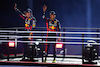 GP LAS VEGAS, (L to R): Max Verstappen (NLD) Red Bull Racing e Sergio Perez (MEX) Red Bull Racing - Opening Ceremony.
15.11.2023. Formula 1 World Championship, Rd 22, Las Vegas Grand Prix, Las Vegas, Nevada, USA, Preparation Day.
 - www.xpbimages.com, EMail: requests@xpbimages.com © Copyright: Coates / XPB Images