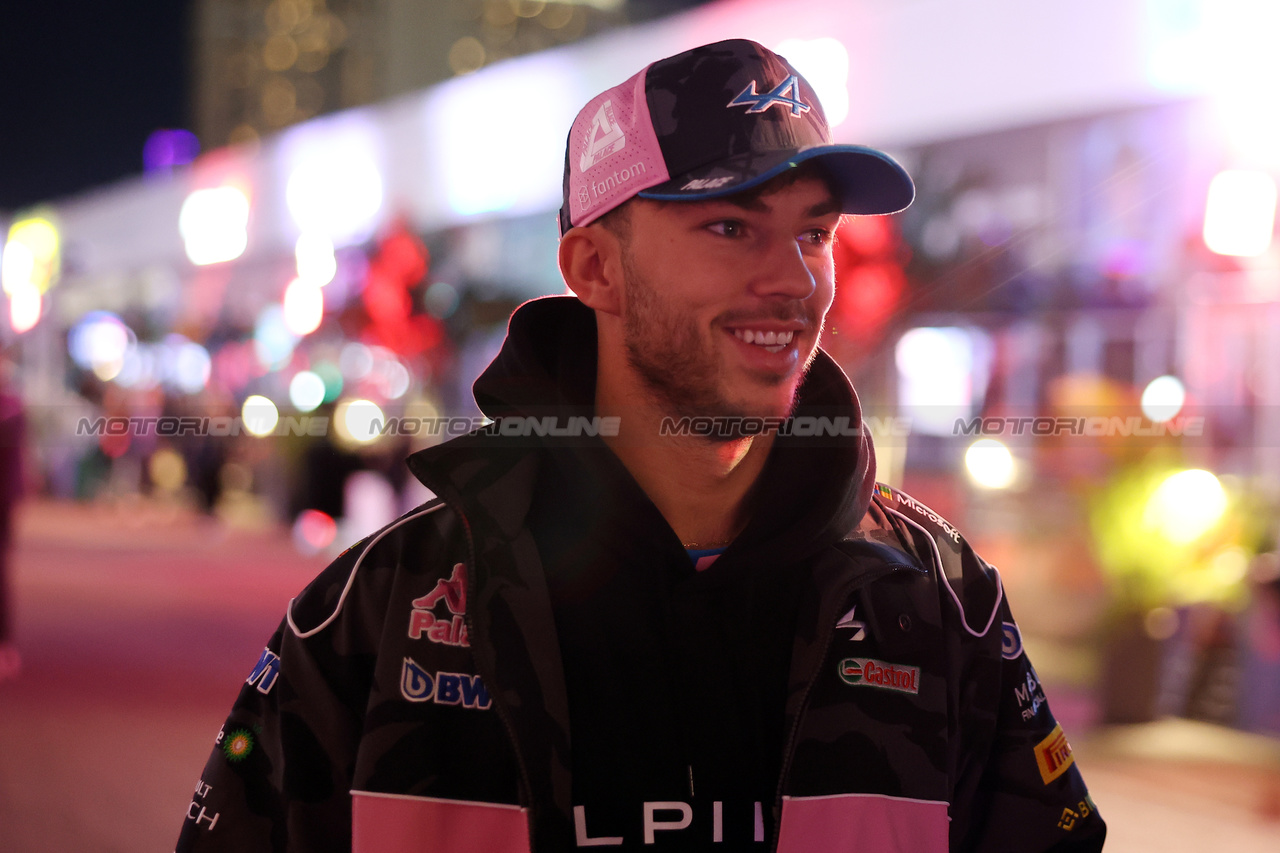 GP LAS VEGAS, Pierre Gasly (FRA) Alpine F1 Team.

17.11.2023. Formula 1 World Championship, Rd 22, Las Vegas Grand Prix, Las Vegas, Nevada, USA, Qualifiche Day.

- www.xpbimages.com, EMail: requests@xpbimages.com © Copyright: Bearne / XPB Images