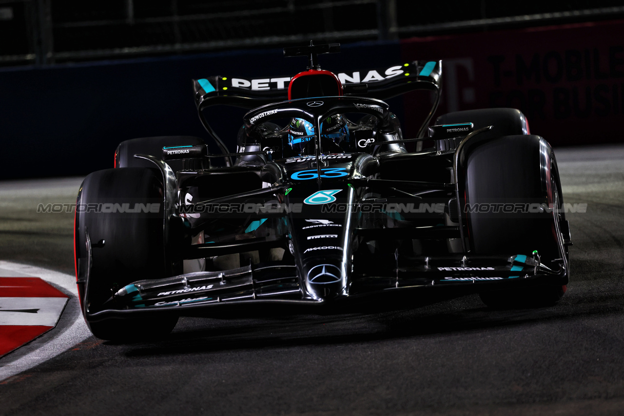 GP LAS VEGAS, George Russell (GBR) Mercedes AMG F1 W14.

17.11.2023. Formula 1 World Championship, Rd 22, Las Vegas Grand Prix, Las Vegas, Nevada, USA, Qualifiche Day.

 - www.xpbimages.com, EMail: requests@xpbimages.com © Copyright: Coates / XPB Images