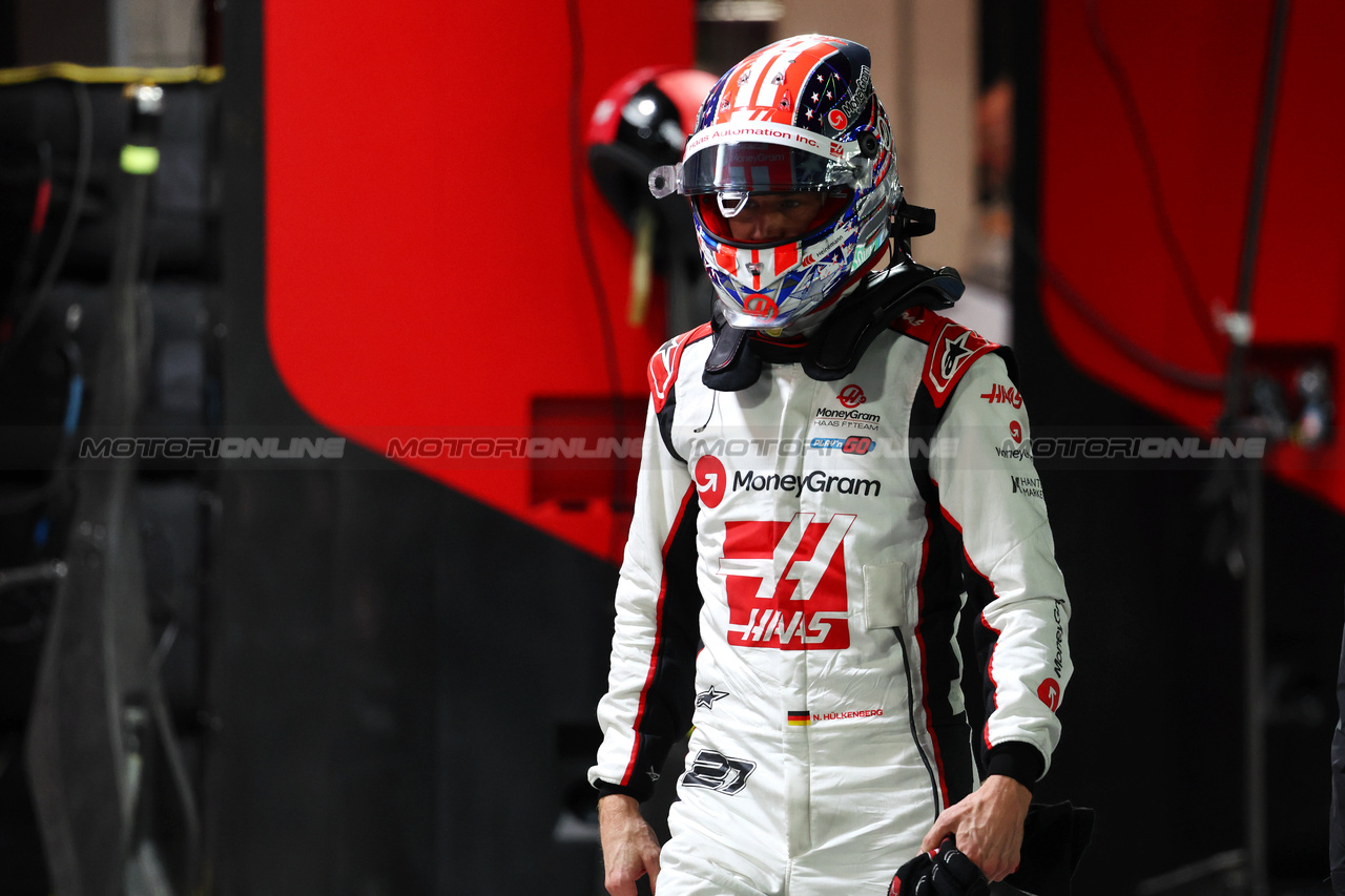 GP LAS VEGAS, Nico Hulkenberg (GER) Haas F1 Team.

17.11.2023. Formula 1 World Championship, Rd 22, Las Vegas Grand Prix, Las Vegas, Nevada, USA, Qualifiche Day.

- www.xpbimages.com, EMail: requests@xpbimages.com © Copyright: Batchelor / XPB Images