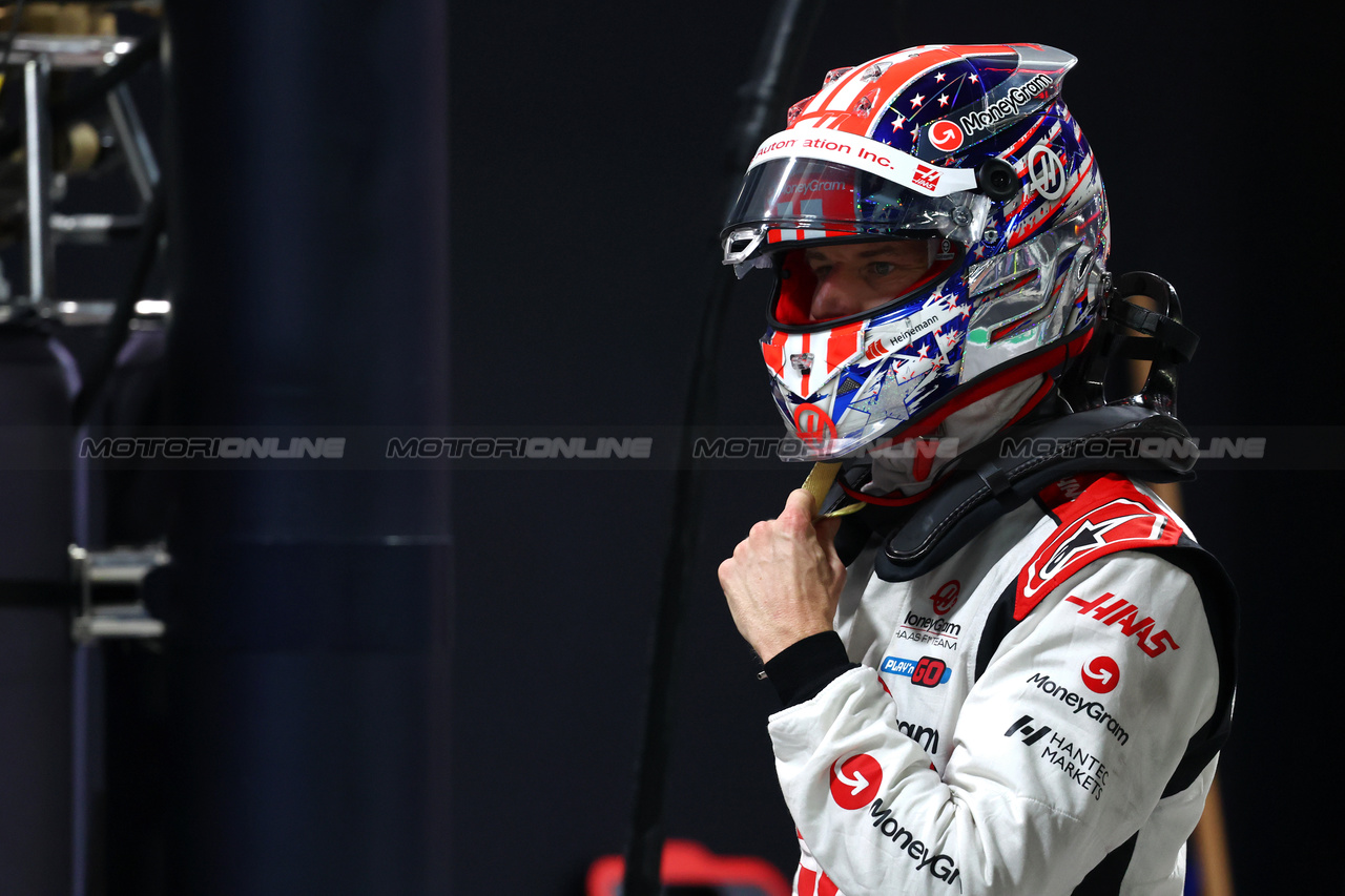 GP LAS VEGAS, Nico Hulkenberg (GER) Haas F1 Team.

17.11.2023. Formula 1 World Championship, Rd 22, Las Vegas Grand Prix, Las Vegas, Nevada, USA, Qualifiche Day.

- www.xpbimages.com, EMail: requests@xpbimages.com © Copyright: Batchelor / XPB Images