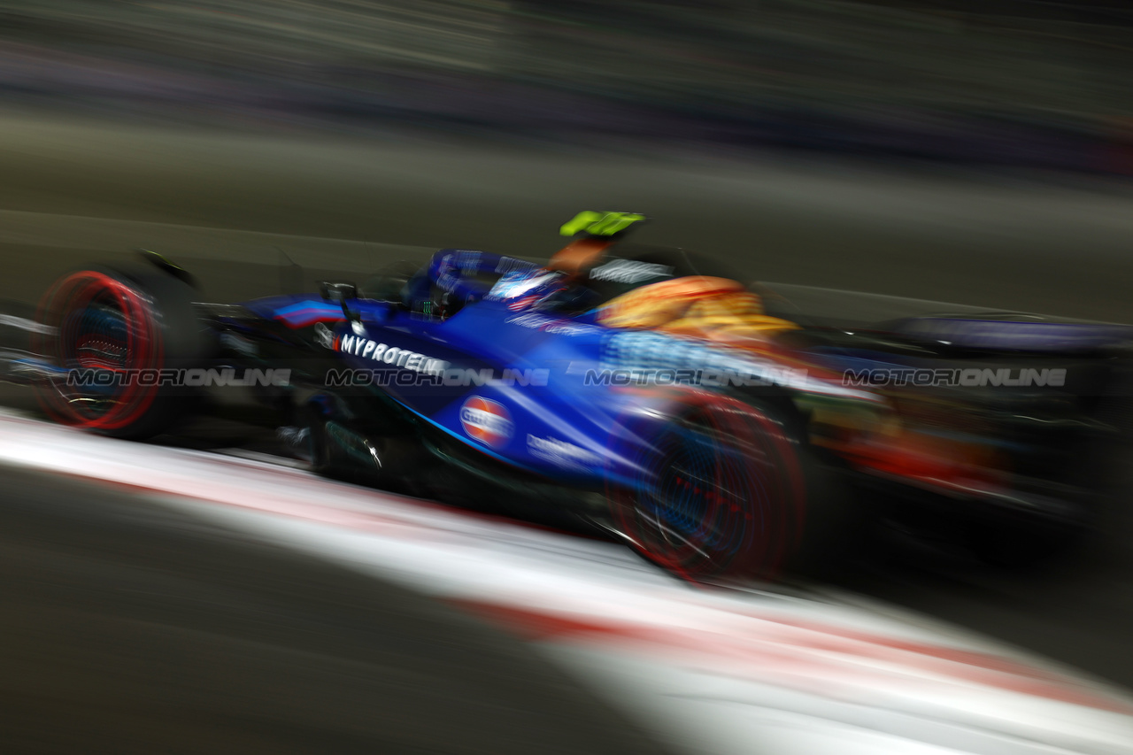 GP LAS VEGAS, Logan Sargeant (USA) Williams Racing FW45.

17.11.2023. Formula 1 World Championship, Rd 22, Las Vegas Grand Prix, Las Vegas, Nevada, USA, Qualifiche Day.

 - www.xpbimages.com, EMail: requests@xpbimages.com © Copyright: Coates / XPB Images