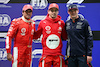 GP LAS VEGAS, Qualifiche top three in parc ferme (L to R): Carlos Sainz Jr (ESP) Ferrari, second; Charles Leclerc (MON) Ferrari, pole position; Max Verstappen (NLD) Red Bull Racing, third.
17.11.2023. Formula 1 World Championship, Rd 22, Las Vegas Grand Prix, Las Vegas, Nevada, USA, Qualifiche Day.
- www.xpbimages.com, EMail: requests@xpbimages.com © Copyright: Batchelor / XPB Images