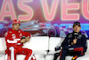 GP LAS VEGAS, (L to R): Charles Leclerc (MON) Ferrari e Max Verstappen (NLD) Red Bull Racing in the post qualifying FIA Press Conference.
17.11.2023. Formula 1 World Championship, Rd 22, Las Vegas Grand Prix, Las Vegas, Nevada, USA, Qualifiche Day.
- www.xpbimages.com, EMail: requests@xpbimages.com © Copyright: XPB Images