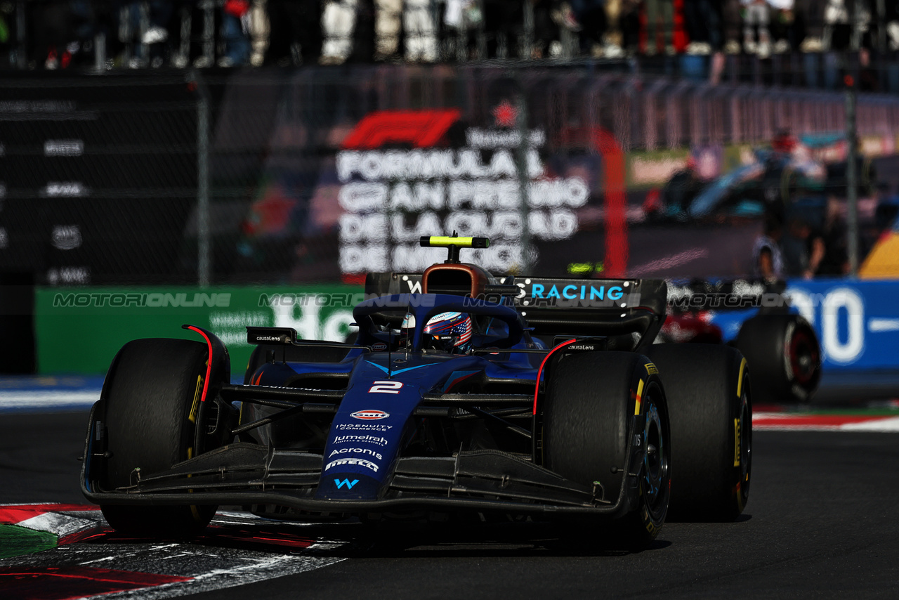 GP MESSICO, Logan Sargeant (USA) Williams Racing FW45.

29.10.2023. Formula 1 World Championship, Rd 20, Mexican Grand Prix, Mexico City, Mexico, Gara Day.

- www.xpbimages.com, EMail: requests@xpbimages.com © Copyright: Moy / XPB Images